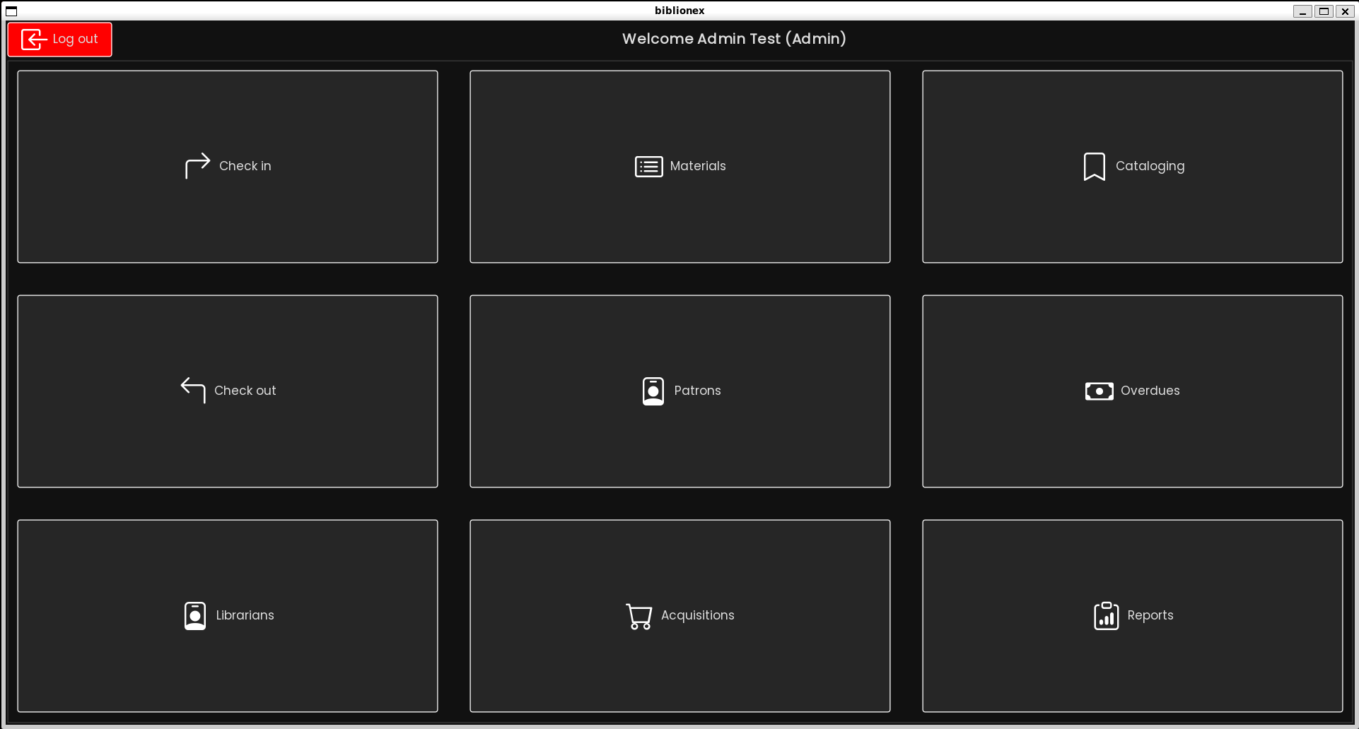 Librarian dashboard